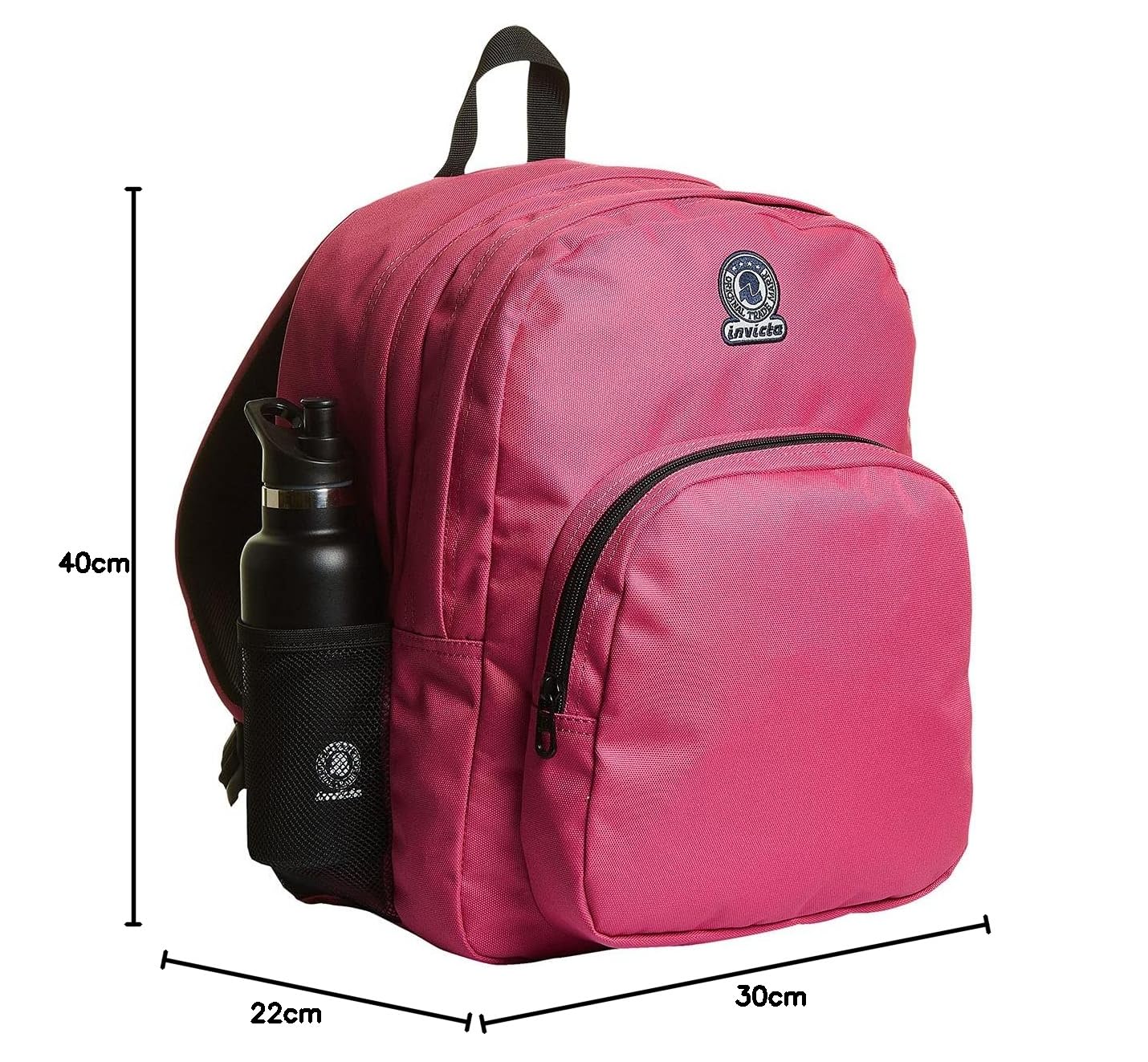 invicta-benin-m-zaino-doppio-scomparto-con-tasca-pc-rosa image 7