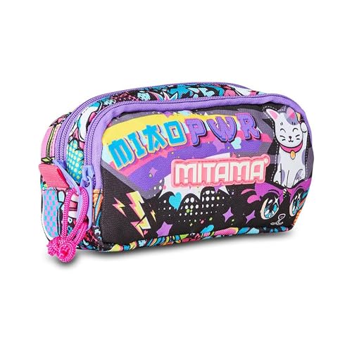 mitama-manga-effect-portapenne-2-zip-scuola-23x6-5x11-cm-da-1-5-l image 4