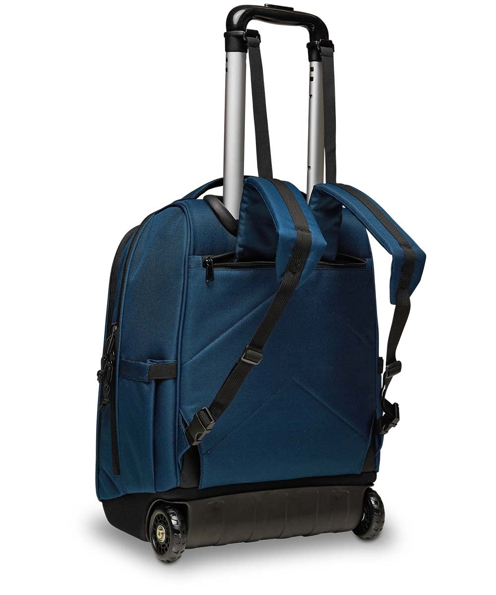 invicta-trolley-bump-plain-blu-2-scomparti-con-porta-pc-42-lt-35-x-50-x-29-cm image 6