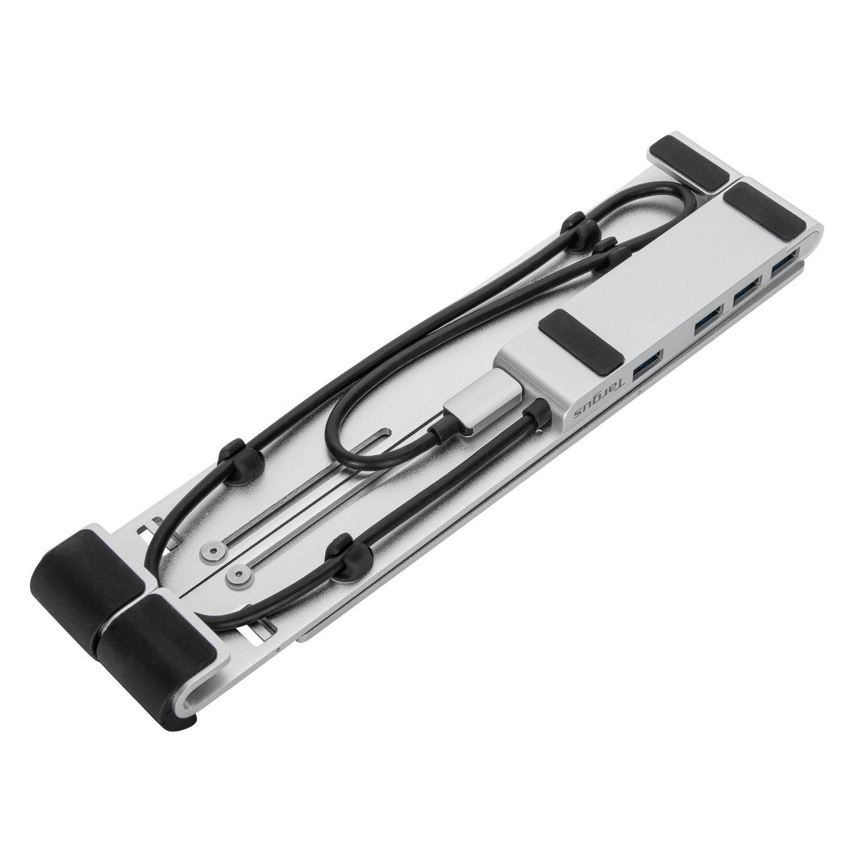 targus-supporto-portatile-con-hub-usb-a-integrato-argento image 3