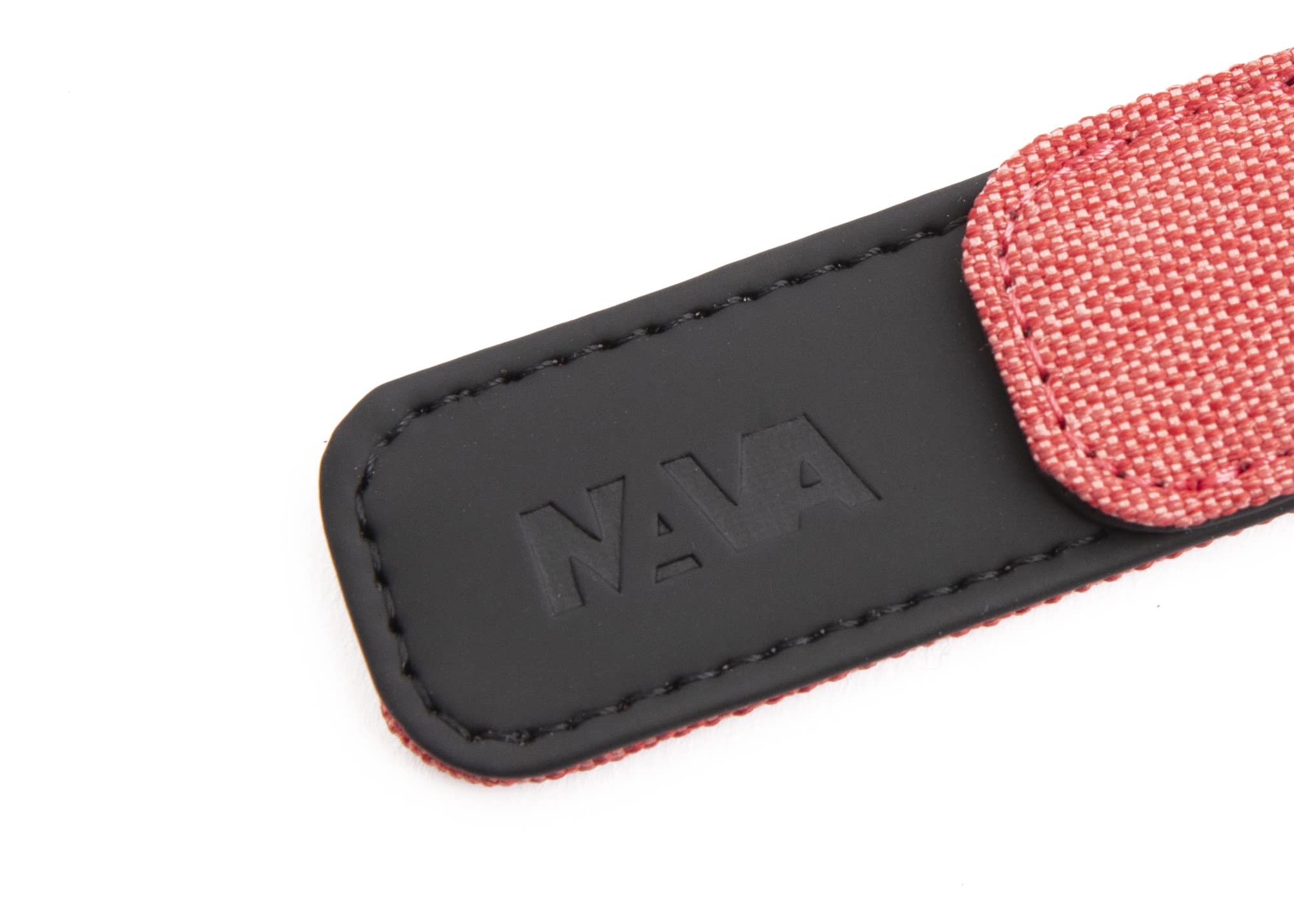 nava-design-twin-portachiavi-piatto-in-tessuto-melange-10-x-3-cm-rosso-corallo image 3