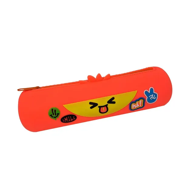 mitama-mitamini-animals-astuccio-in-silicone-arancione-con-zip image 1
