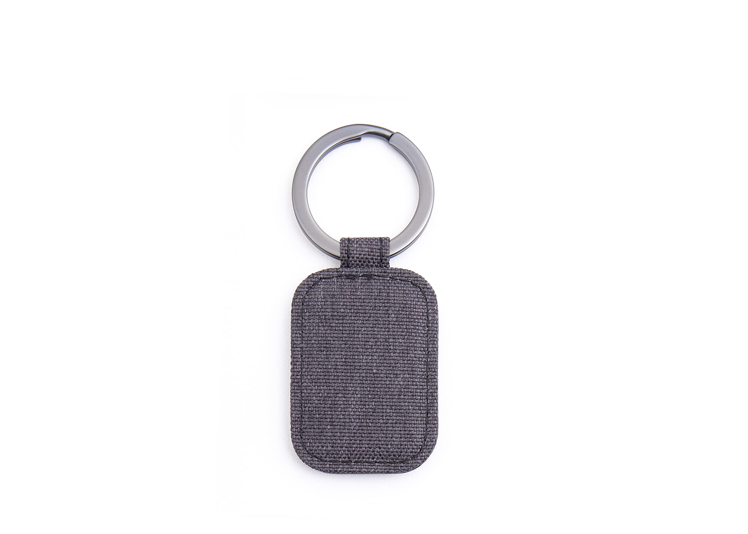 nava-design-twin-portachiavi-ovale-in-pu-e-tessuto-antracite-9-x-3-cm image 2