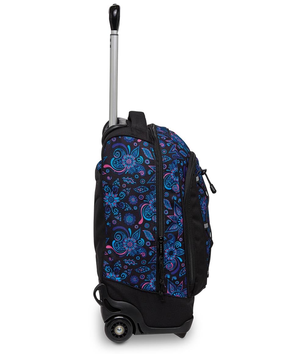 mitama-dr-trolley-bdbf-paisley-viola-trolley-scuola-doppio-scomparto image 2