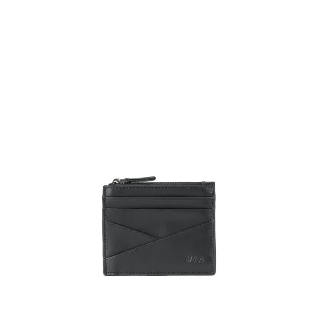 nava-design-metric-portafoglio-pelle-compatto-6-carte-con-zip-e-rfid image 1