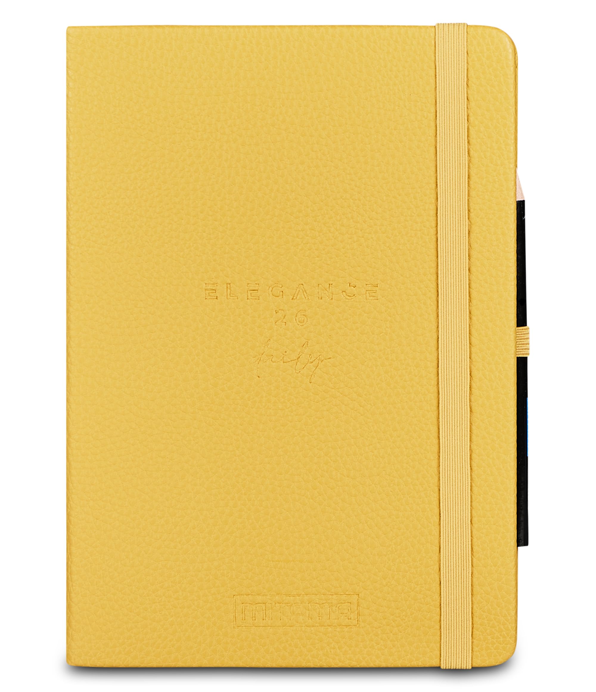 mitama-agenda-giornaliera-2026-elegance-eco-pelle-beige-15x21-cm image 1