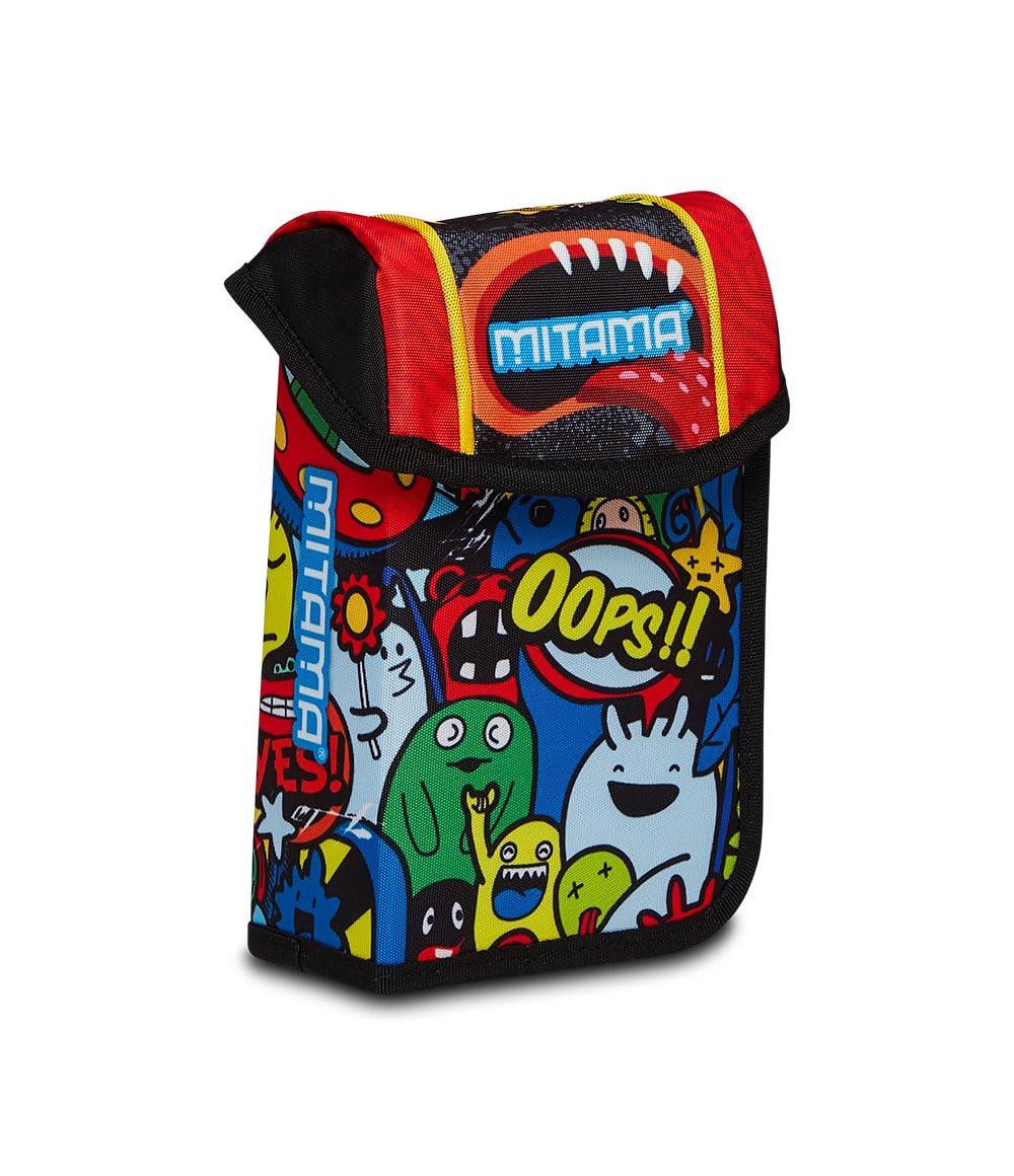 mitama-astuccio-scuola-1-zip-upside-creatures-multicolore-43-pz-incluso image 1
