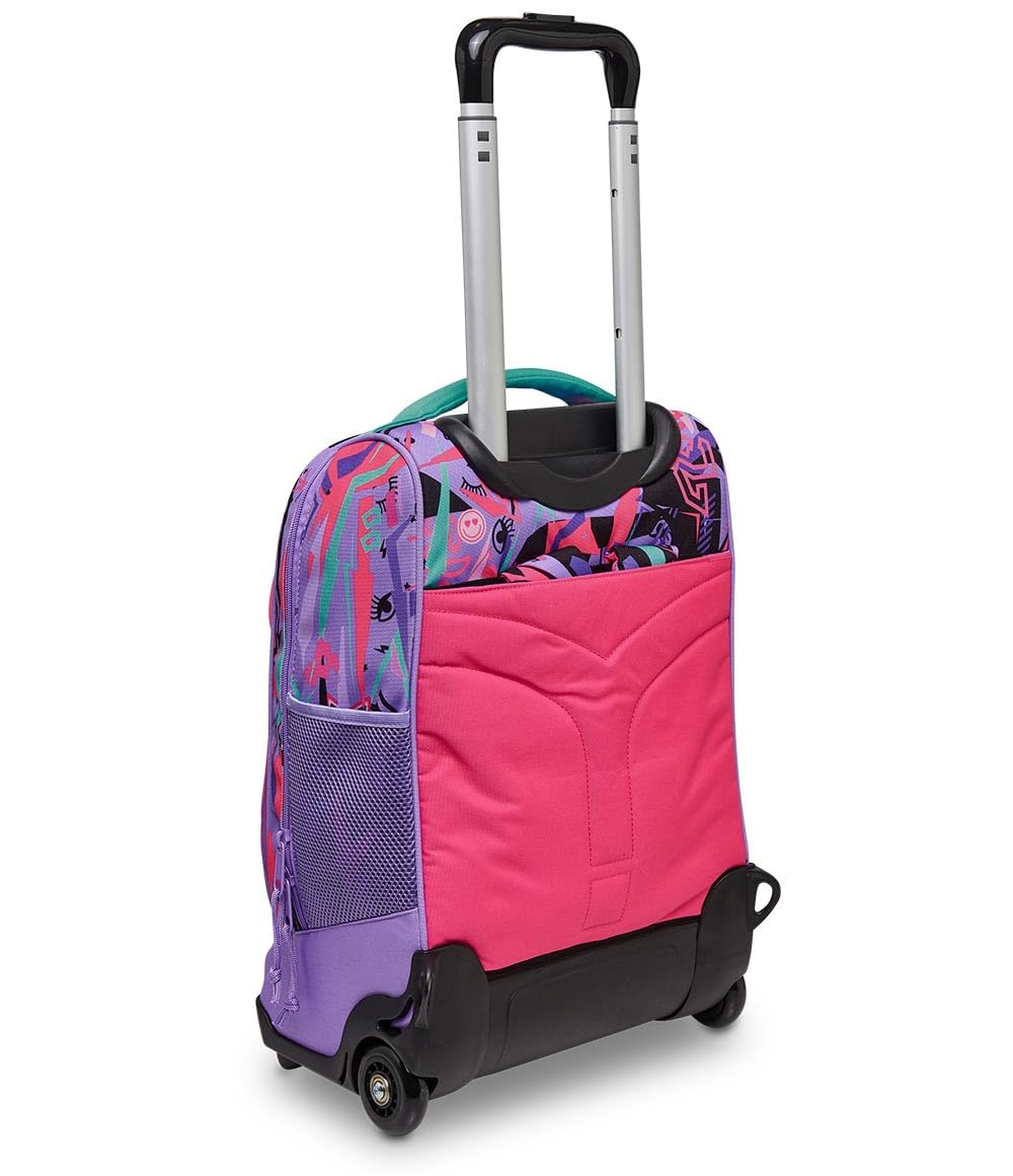 mitama-dr-trolley-junior-girls-club-trolley-scuola-viola-doppio-scomparto image 4
