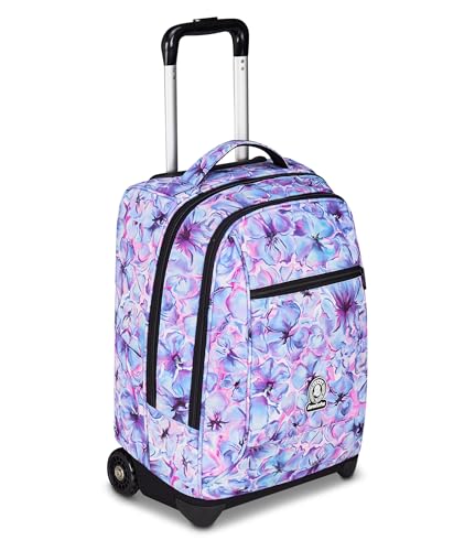 invicta-trolley-scuola-new-benin-fantasy-lilla-2-in-1-trolley-e-zaino-36-lt image 8