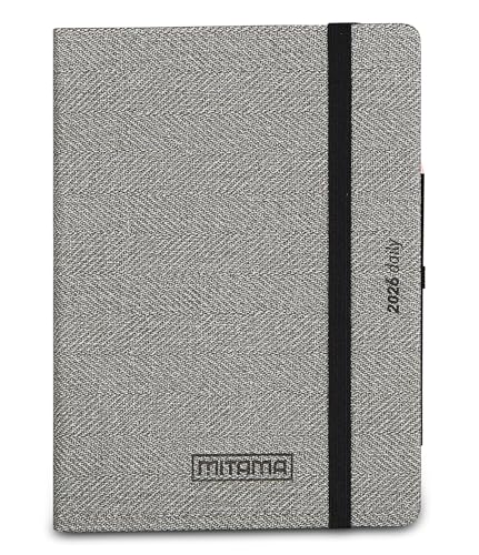 mitama-agenda-giornaliera-2026-grigio-15x21-cm-con-matita image 8