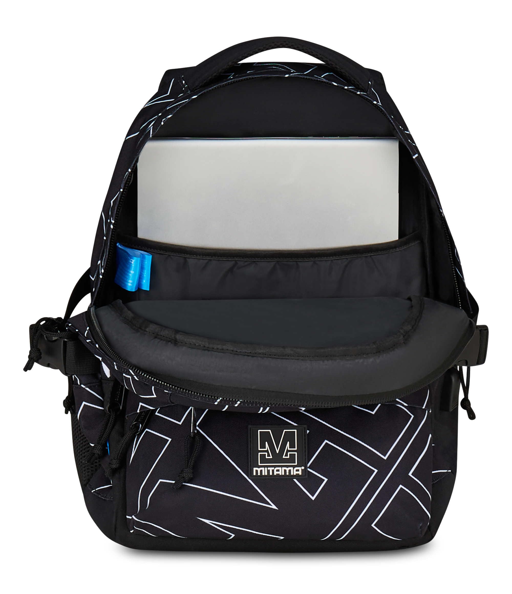 mitama-bdbf-legacy-zaino-scuola-nero-triplo-scomparto-con-usb image 7