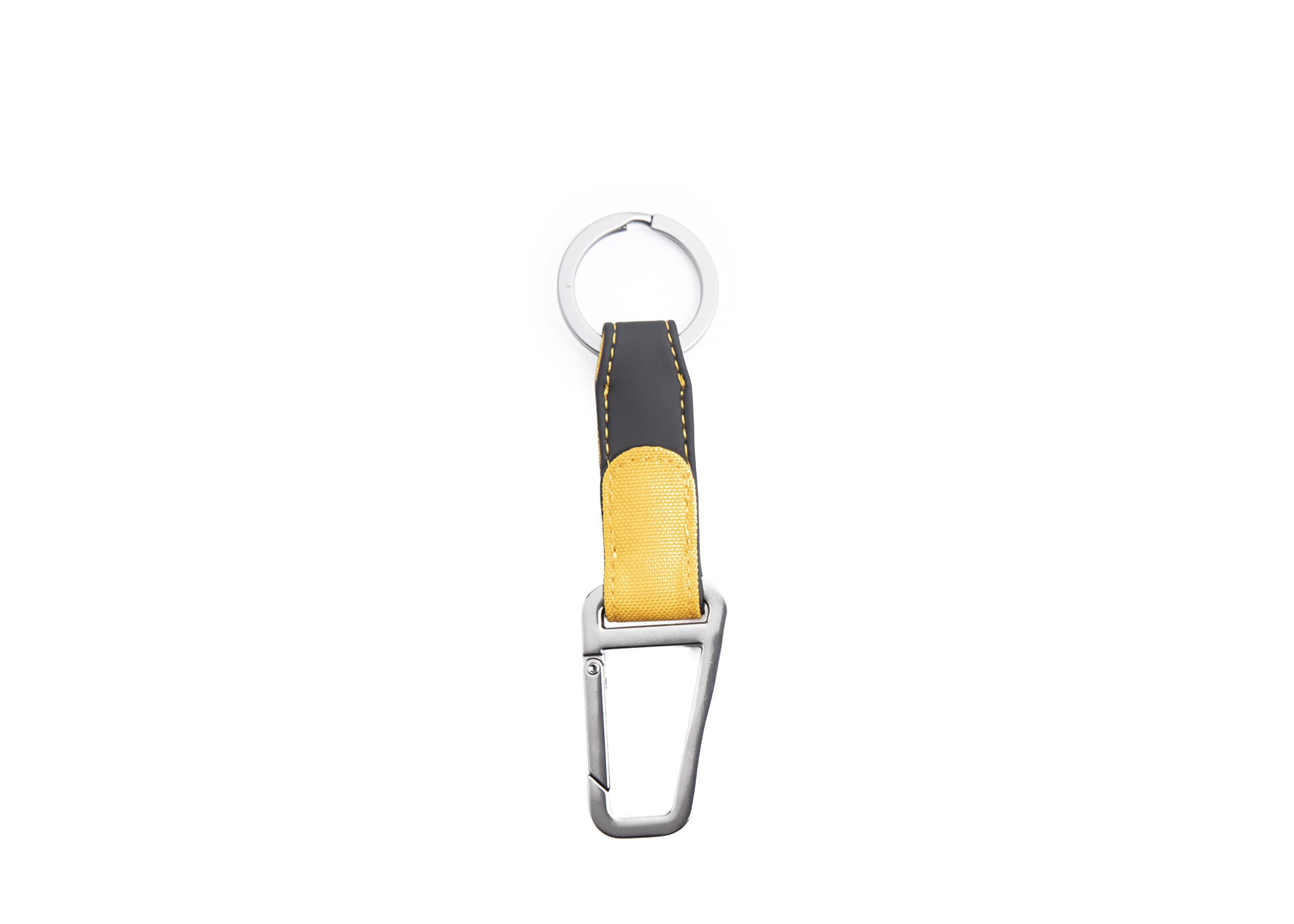 nava-design-twin-portachiavi-con-anello-e-moschettone-giallo-13-x-3-cm image 4