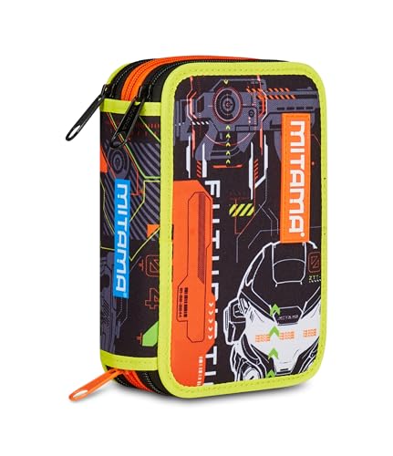 mitama-fluo-battle-astuccio-scuola-3-scomparti-47-pezzi-14-5x7-4x20-cm image 8