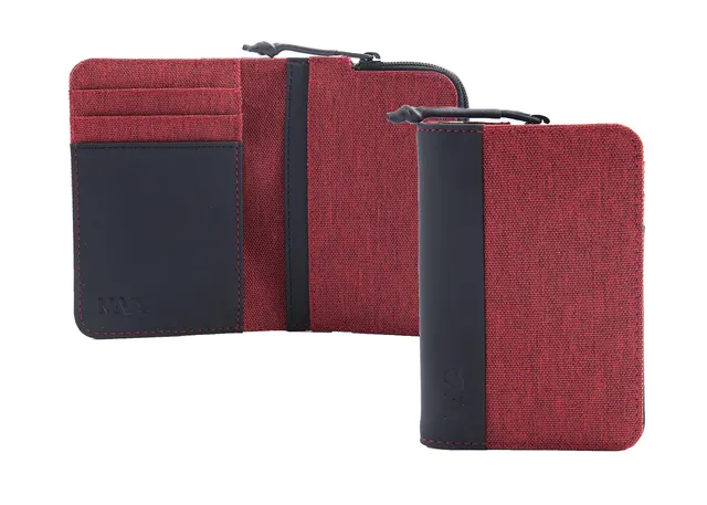 nava-design-twin-porta-carte-di-credito-4-tasche-con-portamonete-zip-rfid-12-x-8-3 image 1