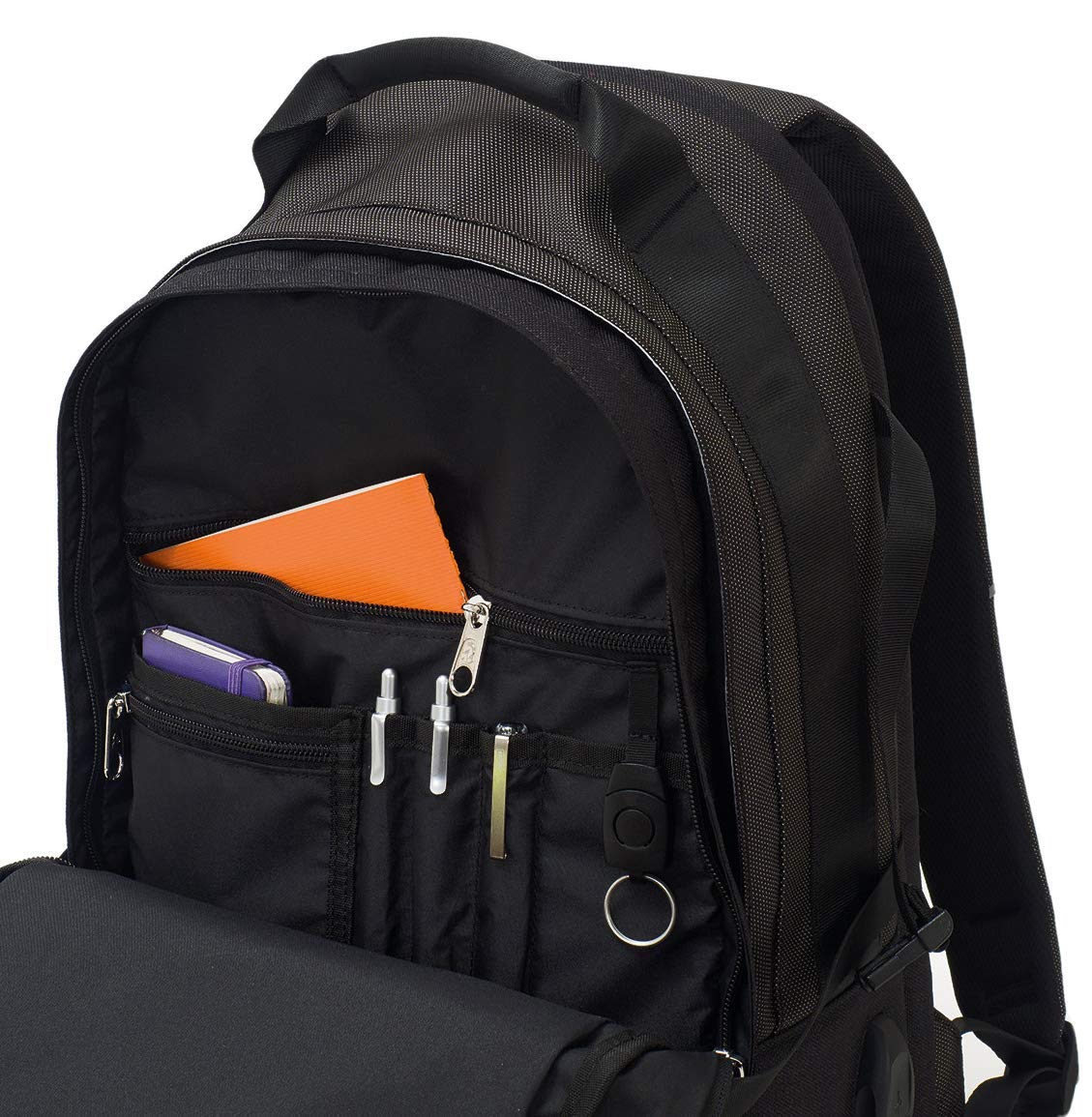 invicta-business-zaino-ufficio-27-l-nero-porta-pc-15-6-con-power-bank image 4