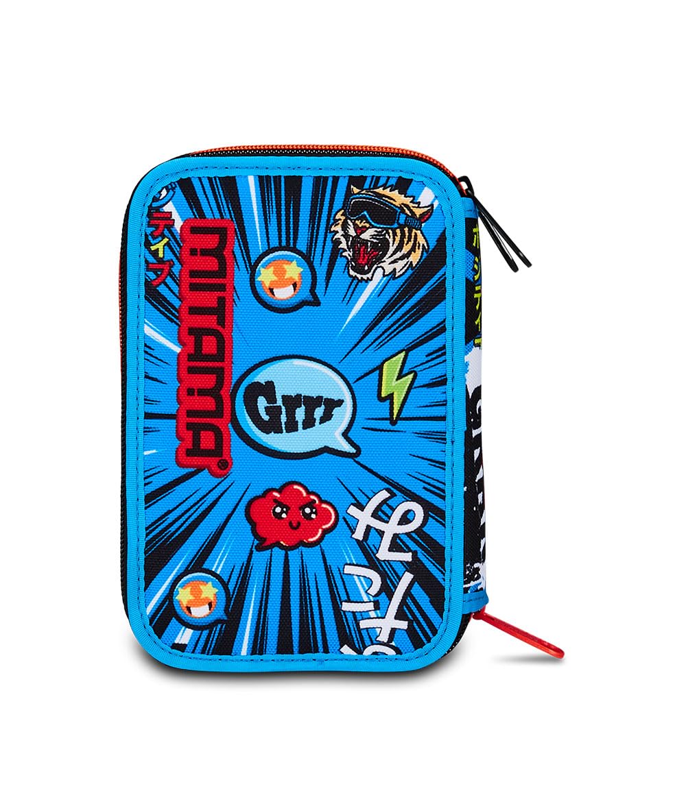 mitama-astuccio-scuola-3-scomparti-triplo-tiger-wild-47-pz-completo image 7