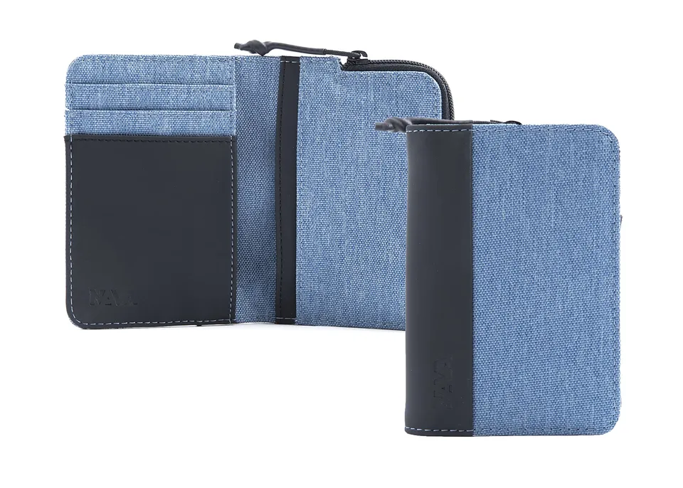 nava-design-twin-porta-carte-di-credito-4-tasche-con-portamonete-e-rfid-azzurro- image 1