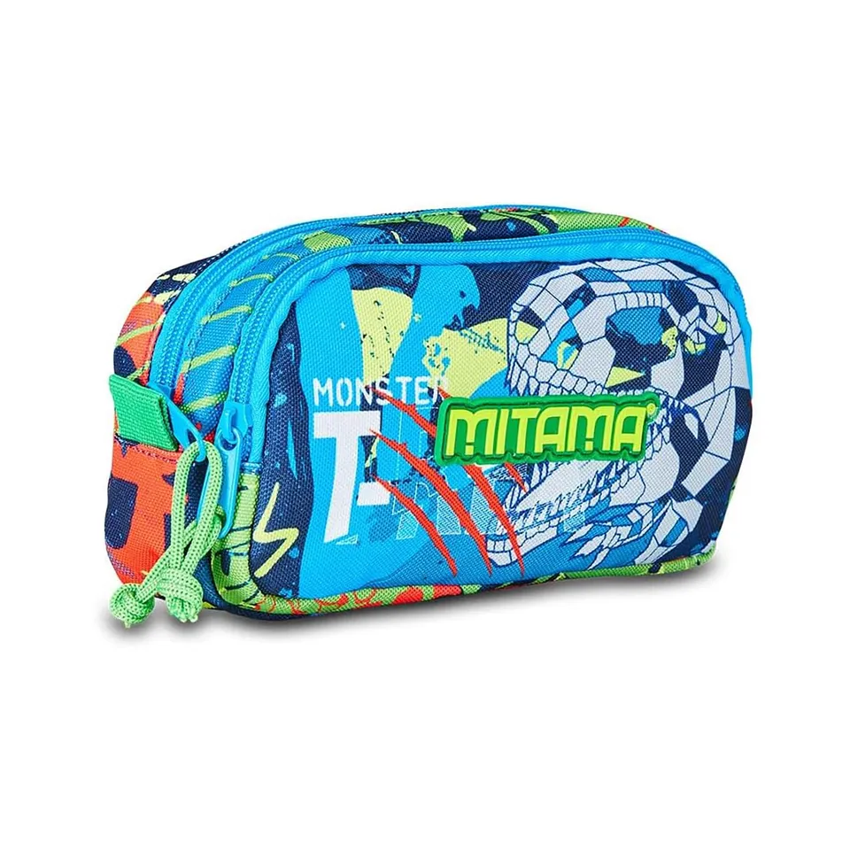 mitama-fluo-rex-portapenne-2-zip-23x6-5x11-cm-1-5-l image 1