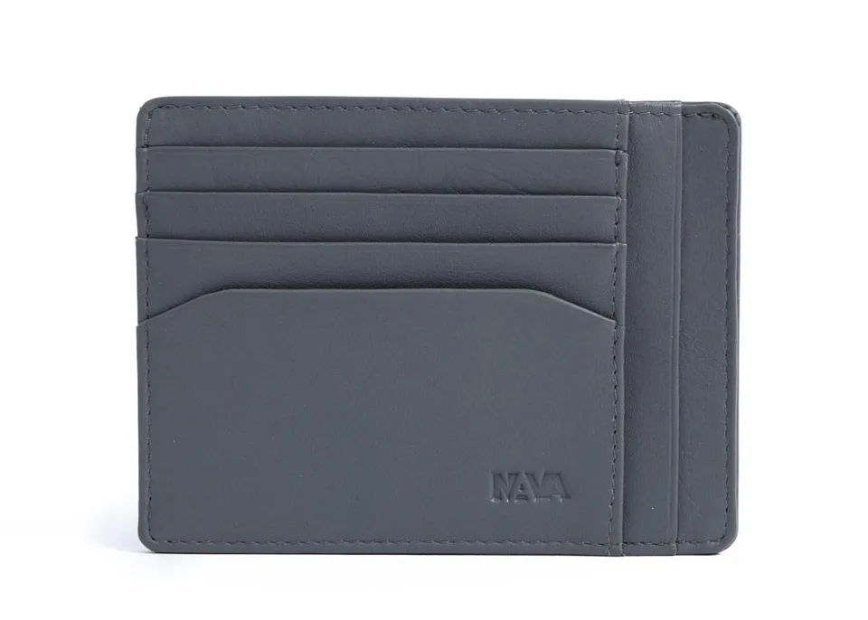 nava-design-smooth-portafoglio-portacarte-in-pelle-8-cc-grigio-9x13-cm image 1