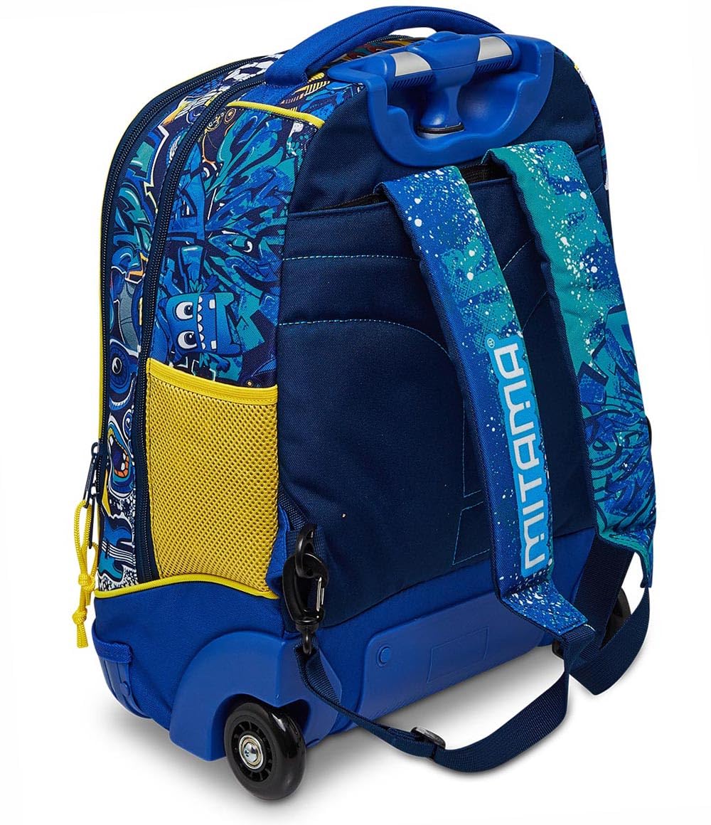 mitama-run-speedy-blu-trolley-scuola-doppio-scomparto-33l image 6