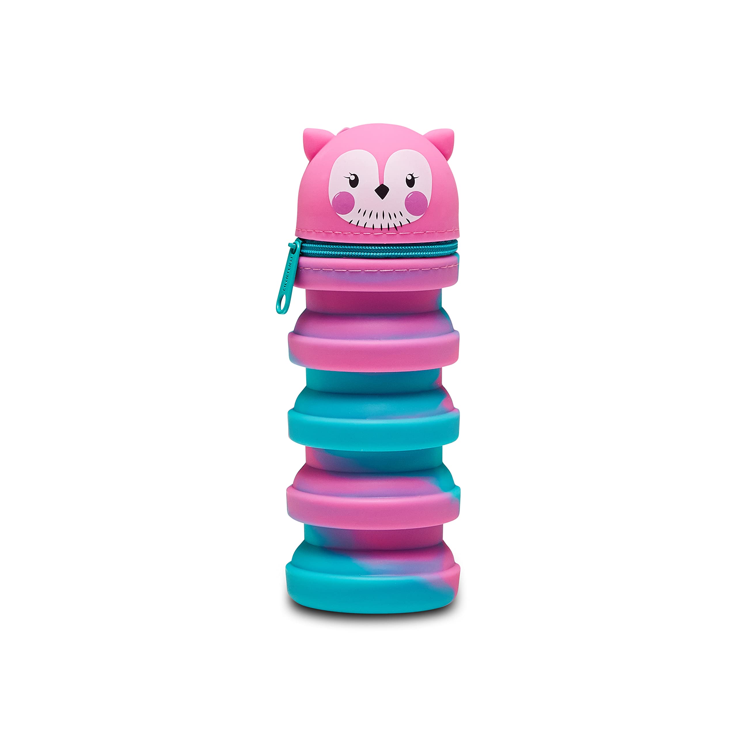 mitama-portapenne-allungabile-multicolore-animale-astuccio-scuola-con-zip image 2