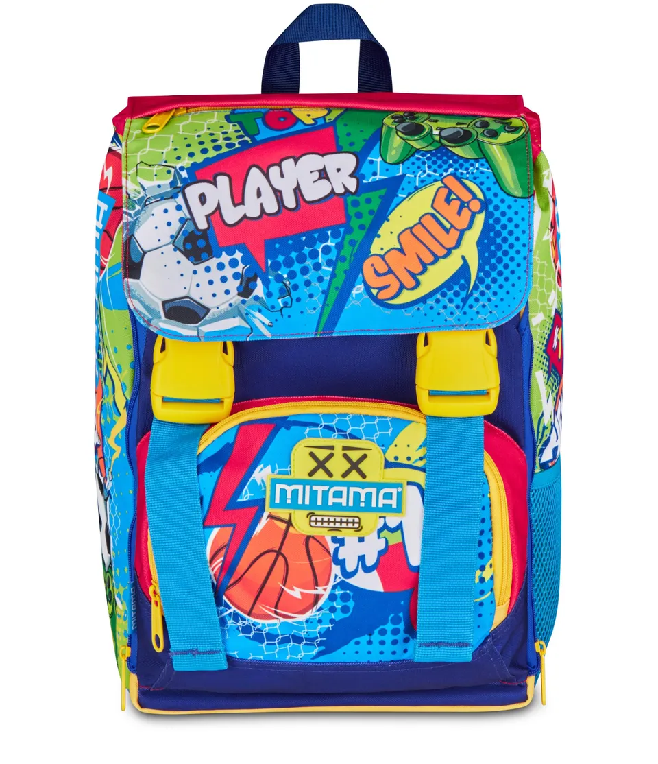 mitama-4zip-popsport-zaino-scuola-elementare-estensibile-blu image 1