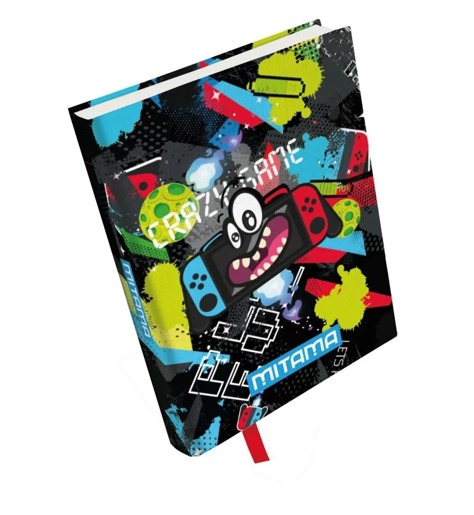 mitama-diario-scuola-10-mesi-15-x-20-cm-nero-gaming image 1
