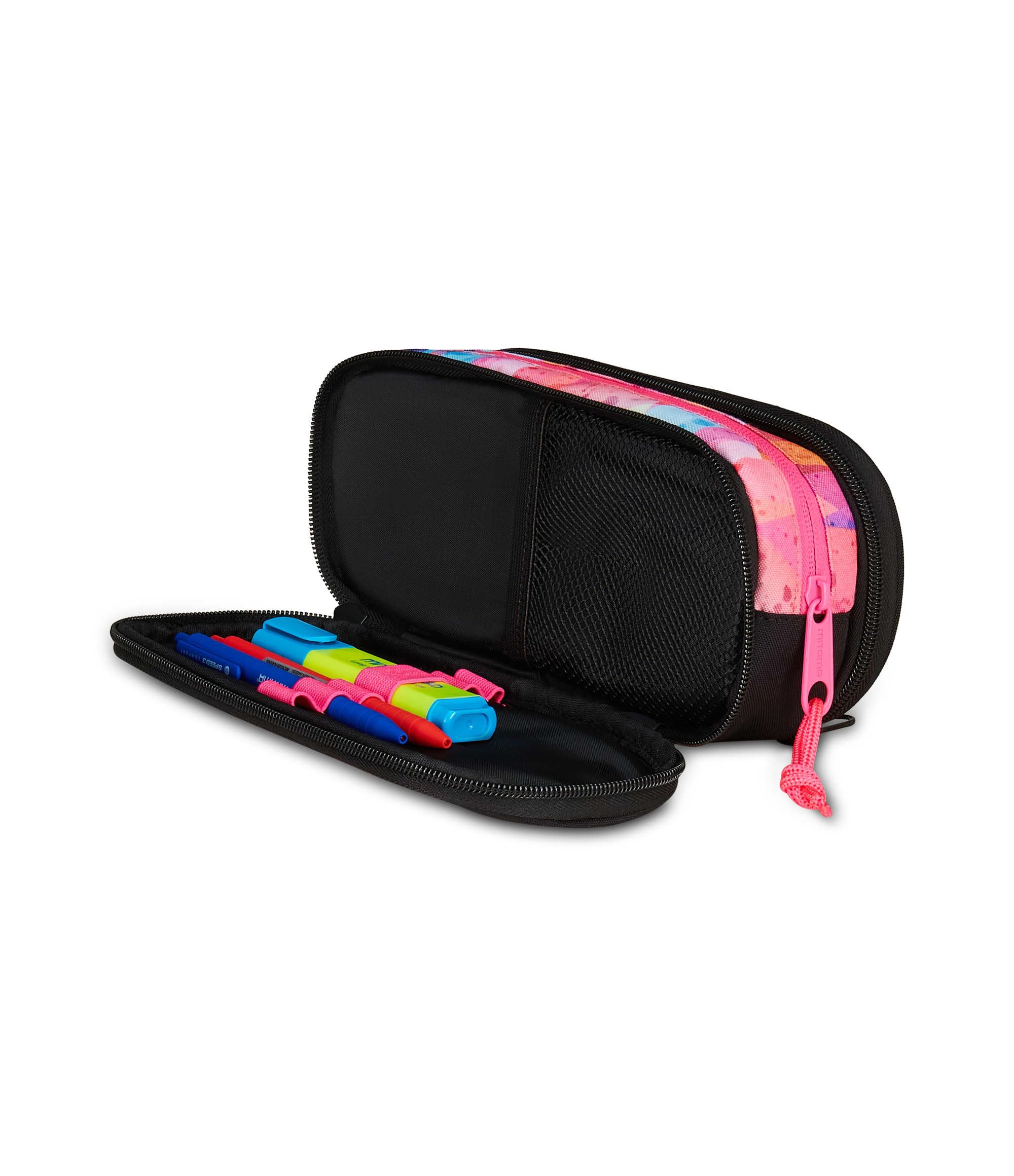 mitama-zipack-astuccio-scuola-triplo-scomparto-fucsia image 5