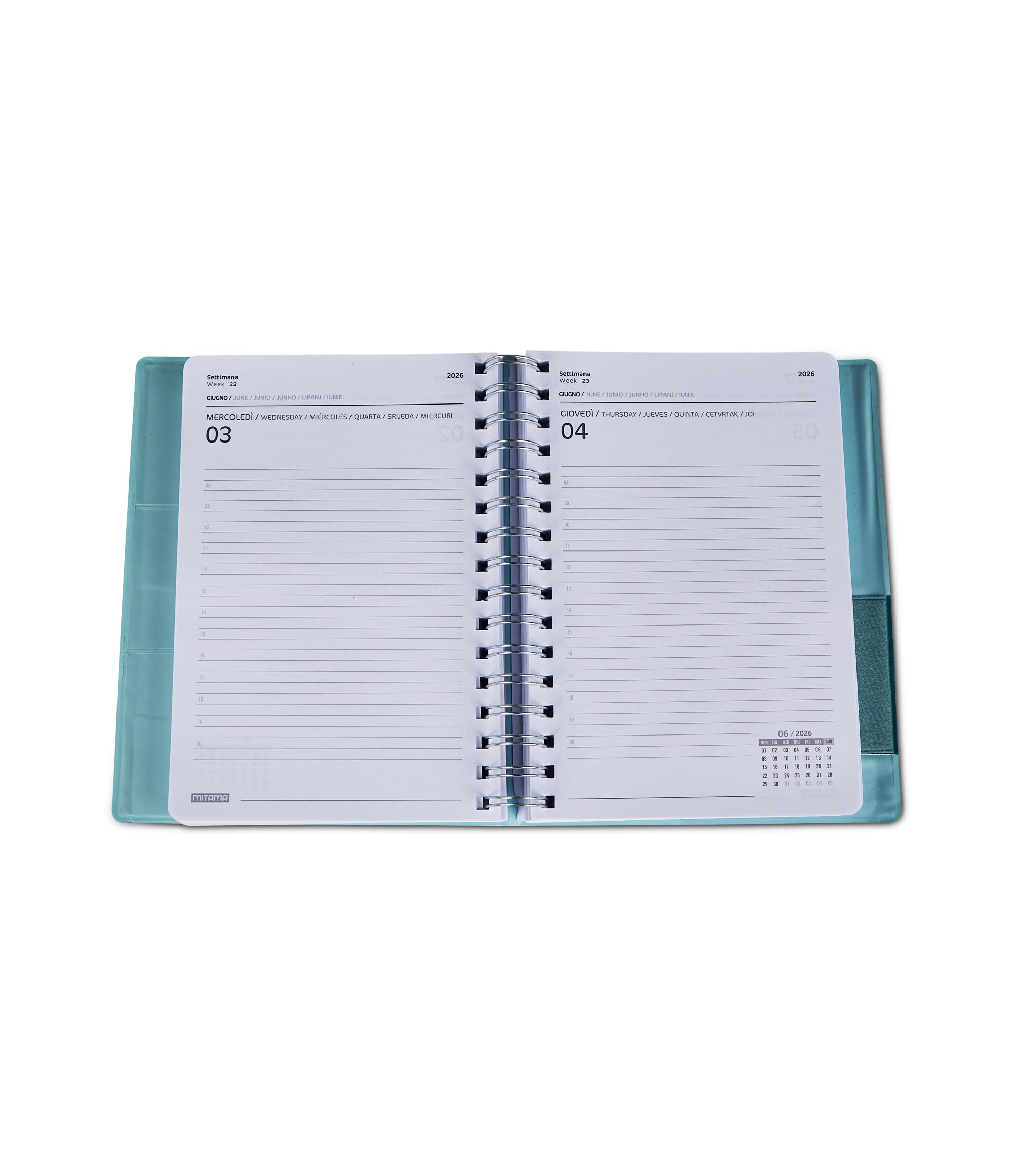 mitama-agenda-giornaliera-2026-spiralata-sunshine-15x21-cm image 3