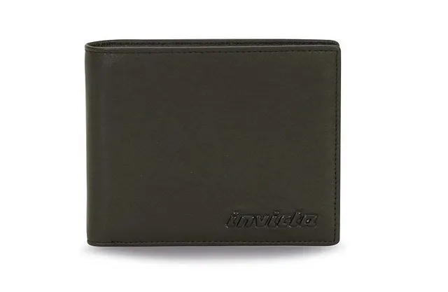 invicta-portafoglio-in-vera-pelle-nero-porta-tessere image 1