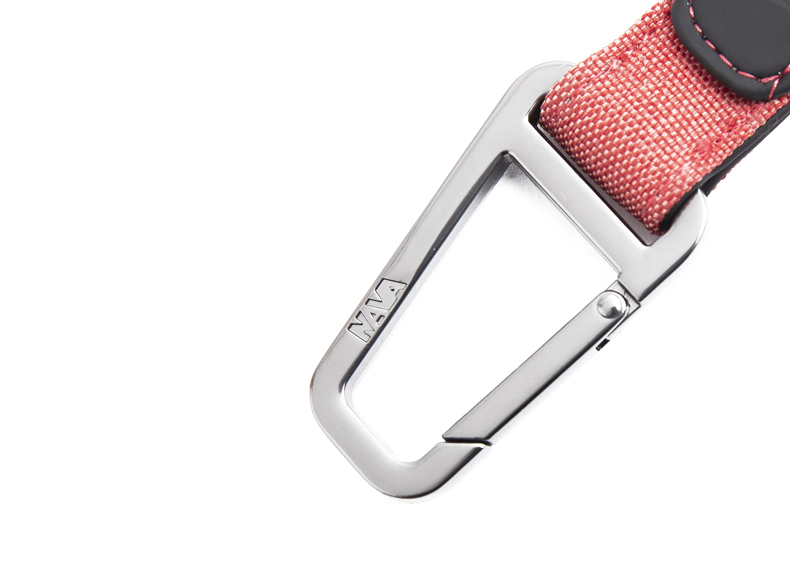nava-design-twin-portachiavi-con-anello-e-moschettone-rosso-corallo-13x3-cm image 4