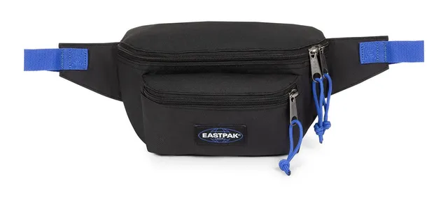 eastpak-doggy-bag-marsupio-per-cani-4l-18-x-27-x-9-cm-kontrast-nero-blu image 1