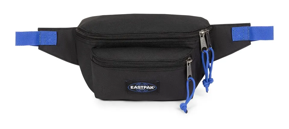 eastpak-doggy-bag-marsupio-per-cani-4l-18-x-27-x-9-cm-kontrast-nero-blu image 1