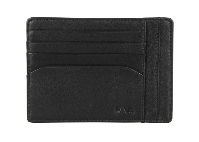 nava-design-smooth-portafoglio-portadocumenti-in-pelle-nero-9-x-13-cm-con-8-cc image 1