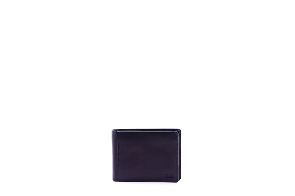 nava-design-smooth-portafoglio-uomo-in-pelle-con-4-carte-e-portamonete-nero image 1