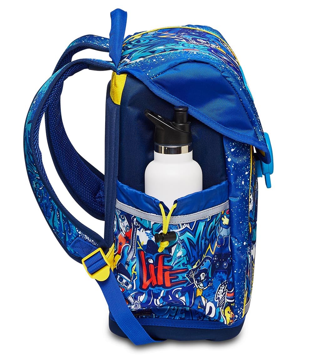 mitama-upside-speedy-blu-zaino-scuola-doppio-scomparto-impermeabile image 3
