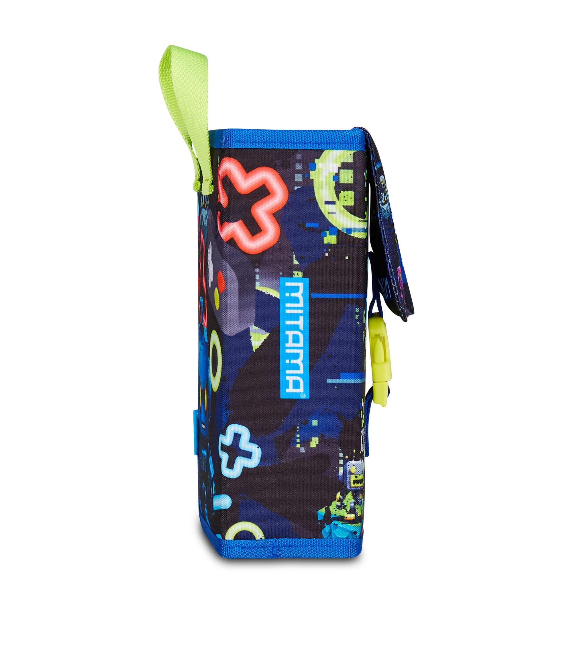 mitama-astuccio-scuola-4-zip-blu-triplo-scomparto-completo-di-penne-e-colori image 5