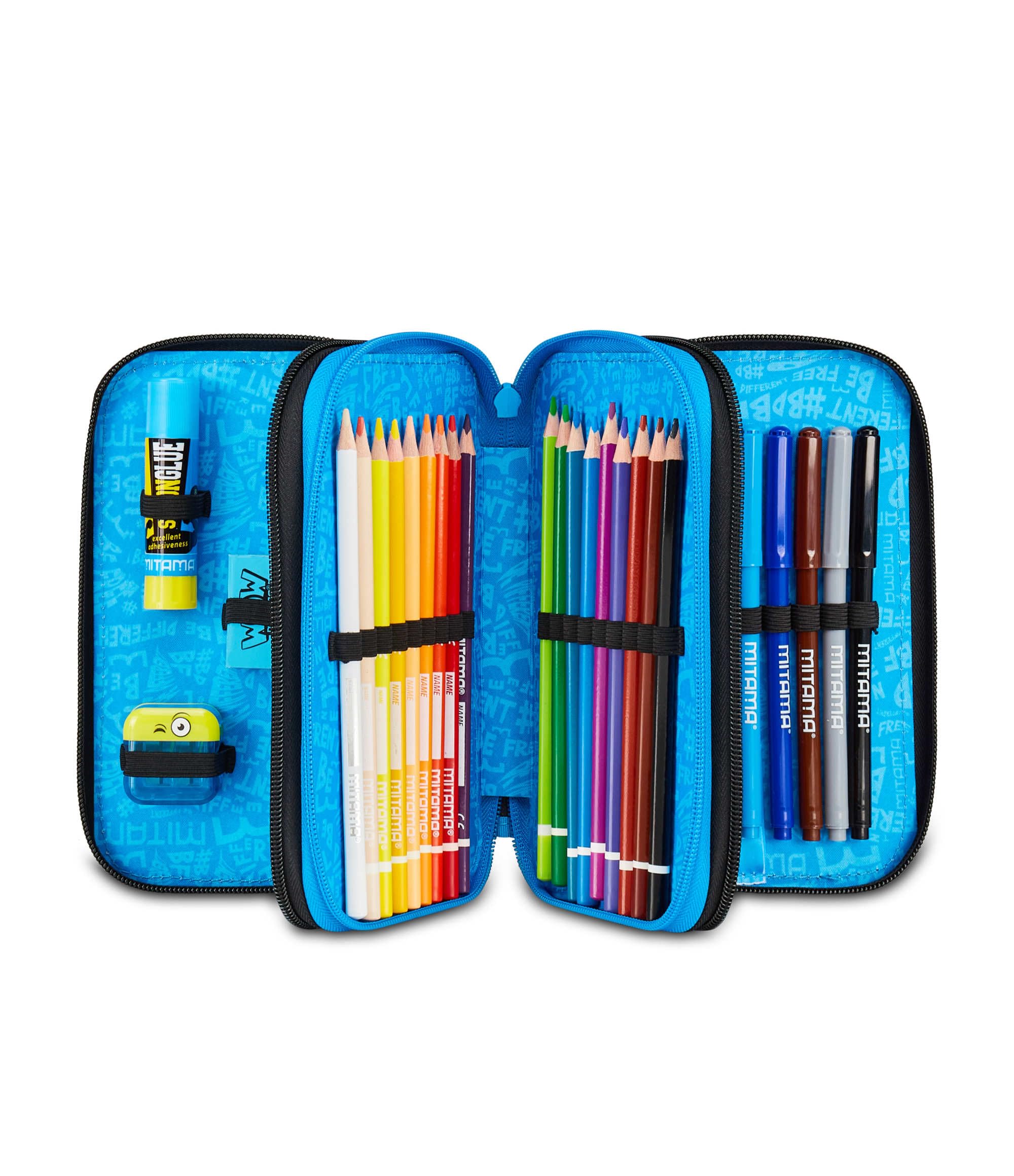 mitama-triplo-cyberplay-astuccio-scuola-3-scomparti-47-pz image 2