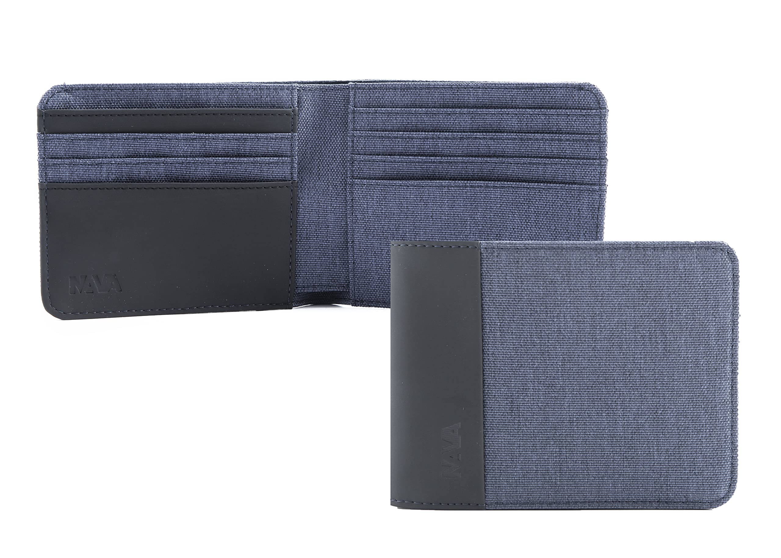 nava-design-twin-portafoglio-uomo-rfid-8-carte-blu-10-x-12-cm image 1