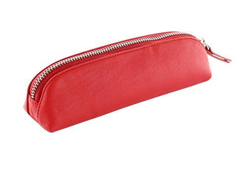 nava-design-smooth-astuccio-portapenne-triangolare-in-pelle-rosso-6-x-19-x-5-cm image 5