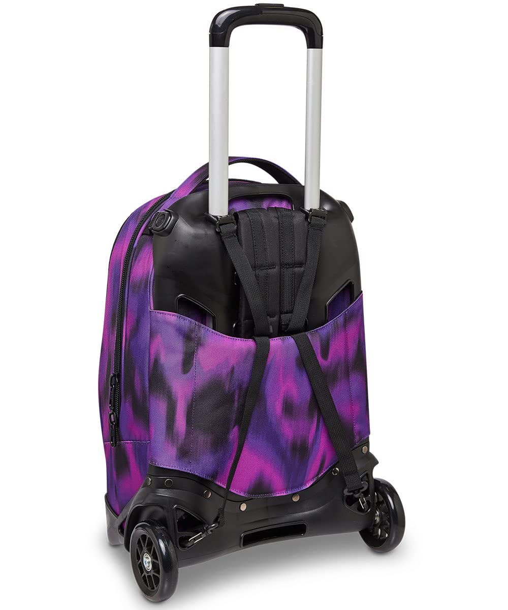 invicta-trolley-scuola-sganciabile-new-tech-space-pink-viola-triplo-uso-zaino-co image 5