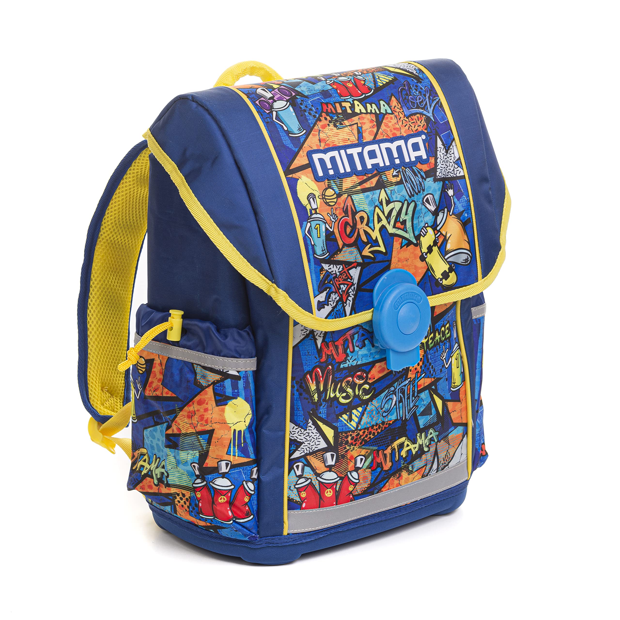 mitama-upside-boy-crazy-zaino-scuola-elementare-24-litri-ergonomico image 1