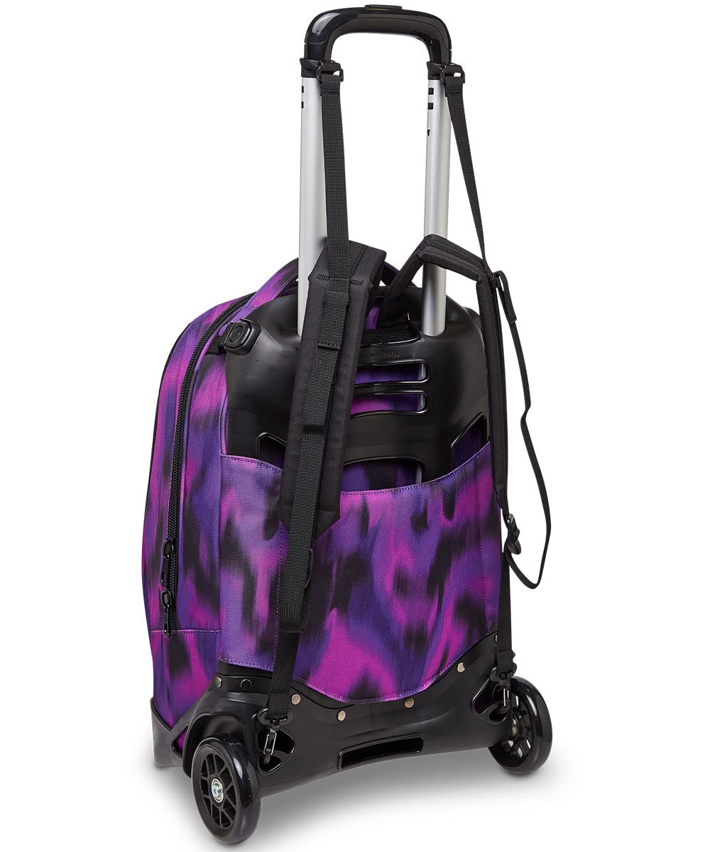 invicta-trolley-scuola-sganciabile-new-tech-space-pink-viola-triplo-uso-zaino-co image 6
