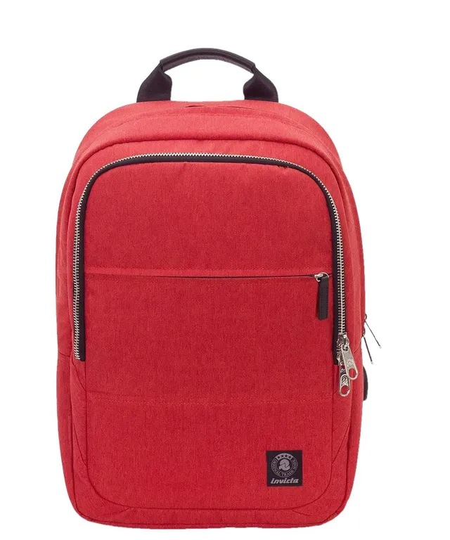 invicta-biz-s-zaino-ufficio-rosso-16-lt-porta-pc-13-con-usb image 1