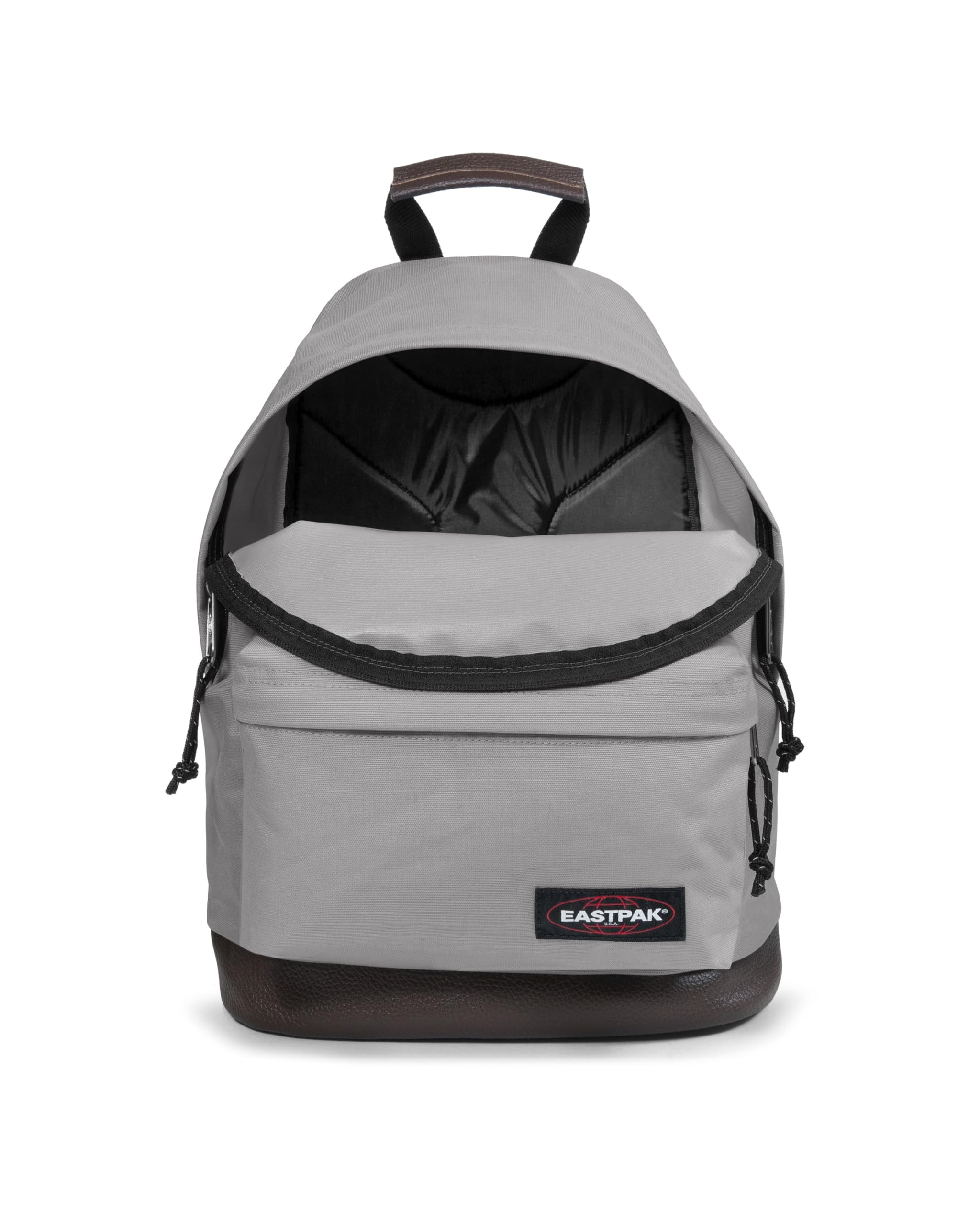 eastpak-wyoming-zaino-urbano-24-lt-con-base-in-pelle-tasca-frontale image 2