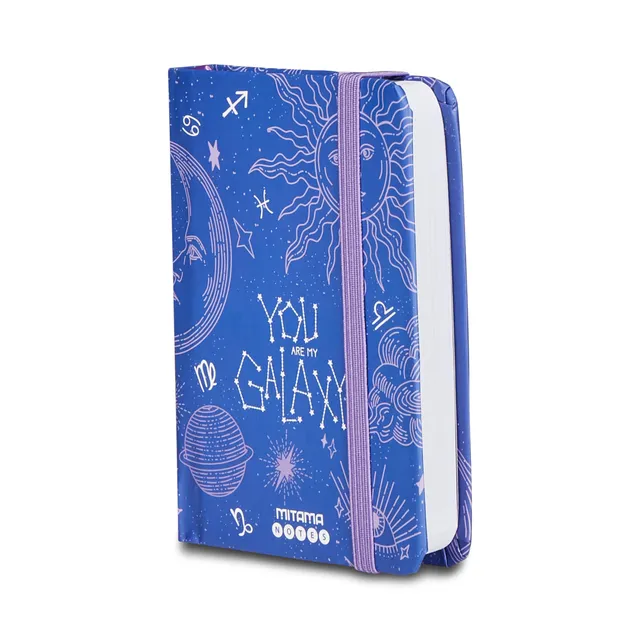 mitama-colortouch-taccuino-notes-zodiac-viola-rigido-8x11-cm-250-pagine image 1