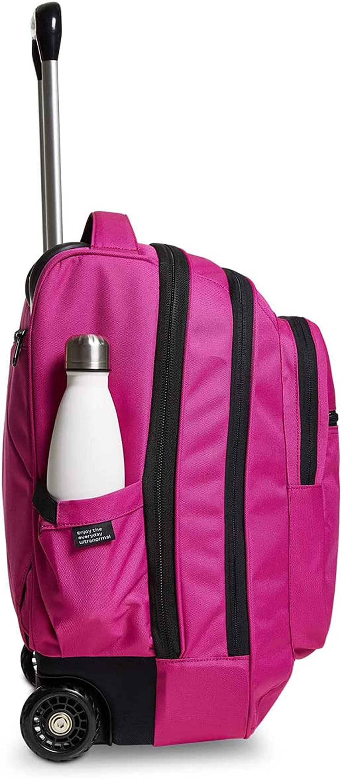 invicta-trolley-scuola-bump-2-in-1-fucsia-42-l-con-uso-zaino image 2