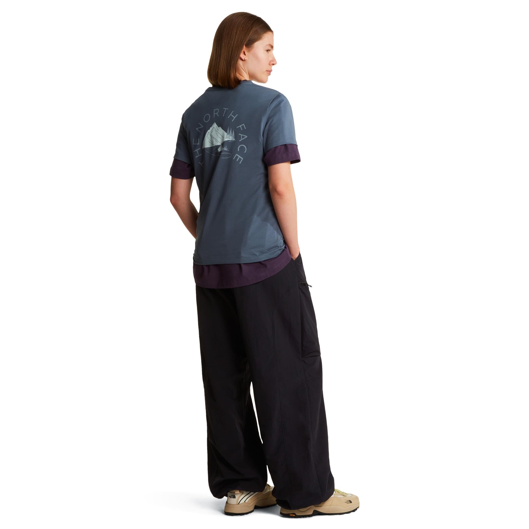 the-north-face-t-shirt-monte-regular-donna-grafica-fronte-retro image 4