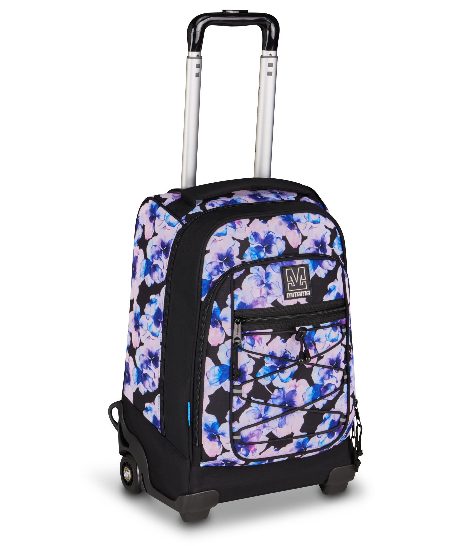 mitama-bdbf-floralbeat-zaino-trolley-34l-viola-con-spallacci-a-scomparsa image 1