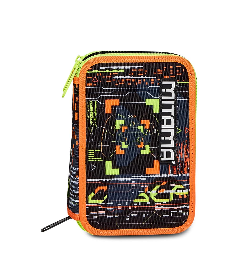 mitama-triplo-metaverse-astuccio-scuola-3-scomparti-nero-completo-47-pezzi image 7